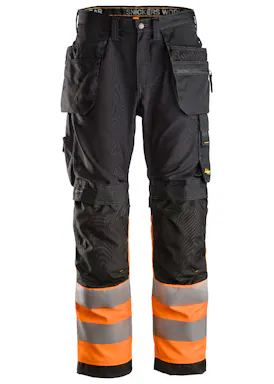 Snickers Workwear High-Vis Werkbroek+ met Holsterzakken Klasse 1 - 6233