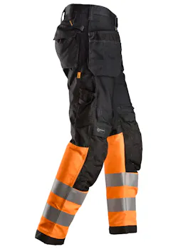 Snickers Workwear High-Vis Werkbroek+ met Holsterzakken Klasse 1 - 6233 miniatuur