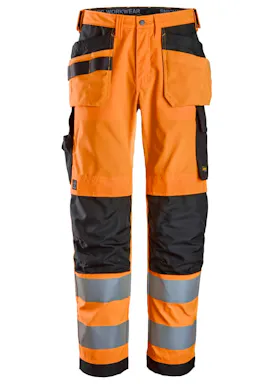 Snickers High-Vis Klasse 2 Werkbroek met Holsterzakken 6238
