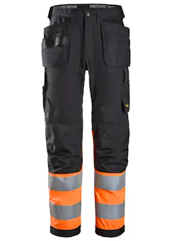 Snickers High-Vis Klasse 1 Werkbroek met Holsterzakken 6239