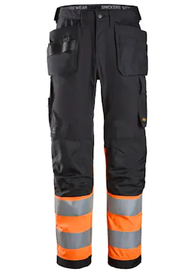 Snickers High-Vis Klasse 1 Werkbroek met Holsterzakken 6239