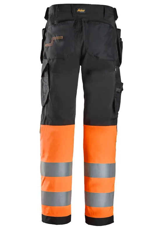 Snickers High-Vis Klasse 1 Werkbroek met Holsterzakken 6239