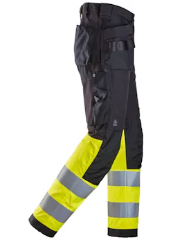 Snickers High-Vis Klasse 1 Werkbroek met Holsterzakken 6239 miniatuur