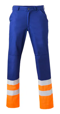 Marineblauw/fluor oranje