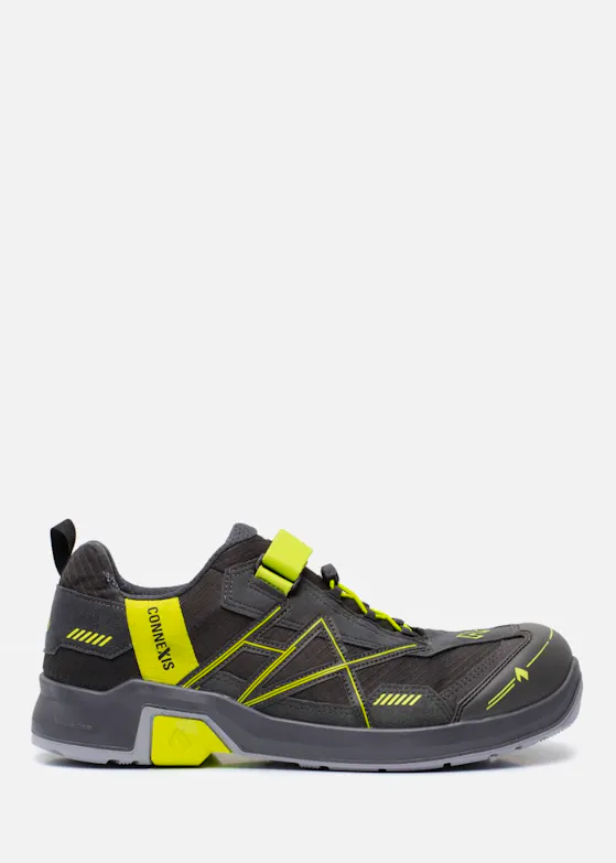 Haix Connexis Safety T S1 Low, Grey-Citrus S1 Sicherheitsschuh