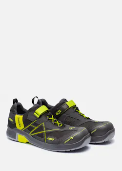 Haix Connexis Safety T S1 Low Grey-Citrus S1 Werkschoen miniatuur