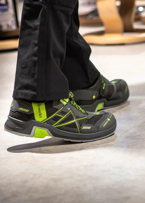 Haix Connexis Safety T S1P Low Grey-Citrus Werkschoen