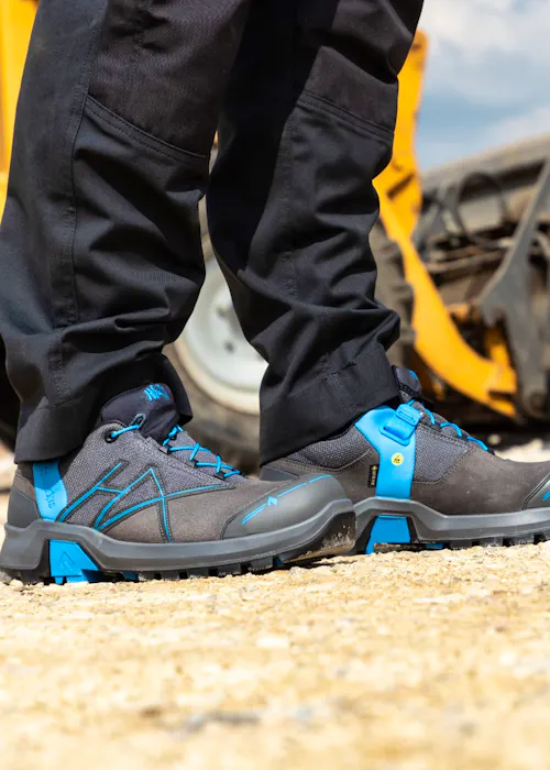 Haix Connexis Safety+ GTX Low Grey-Blue S3 Werkschoen