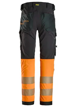 Snickers pantalon de travail haute visibilité classe 1 stretch 4 directions 6335 thumbnail (vignette)