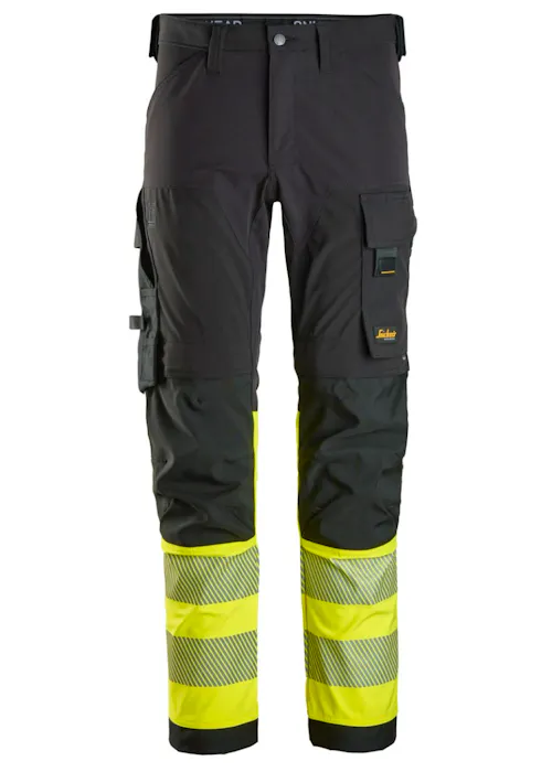 Snickers pantalon de travail haute visibilité classe 1 stretch 4 directions 6335