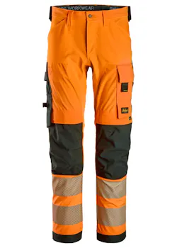 Snickers High-Vis Klasse 2 4-Way Stretch Werkbroek 6336