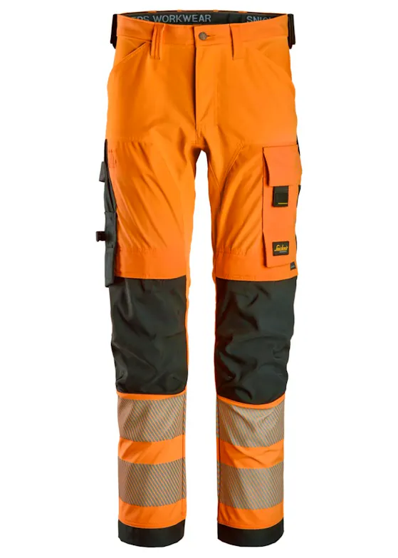 Snickers High-Vis Klasse 2 4-Way Stretch Werkbroek 6336
