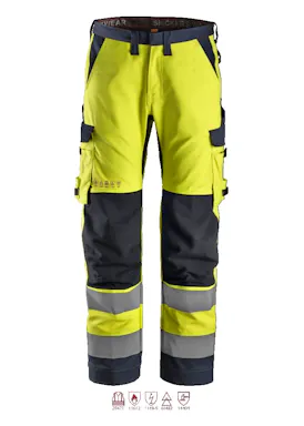 Snickers Workwear ProtecWork werkbroek met symmetrische zakken Klasse 2 - 6361