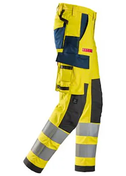 Snickers Stretch Werkbroek High-Vis Klasse 2 6368 miniatuur