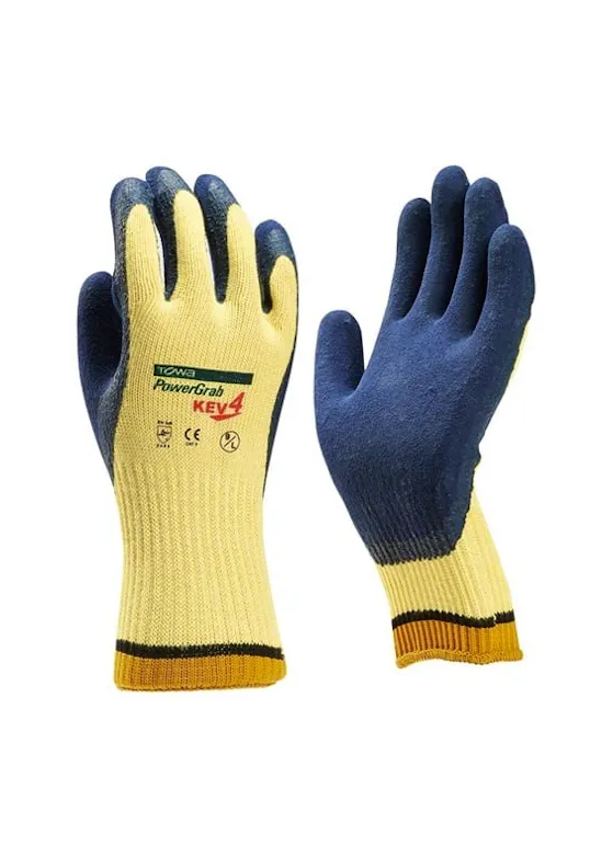 Towa PowerGrab KEV4 344 Latex Gecoate Werkhandschoen