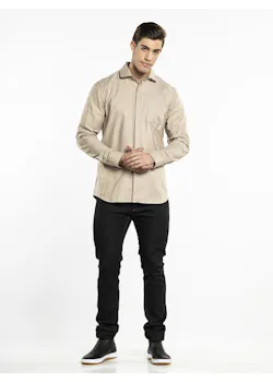 Chaud Devant Shirt Men UFX Sand  miniatuur