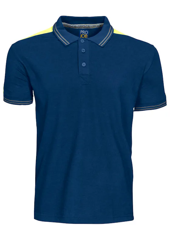 Projob 642018 2018 Poloshirt Met Fluo Inzetstukken Regular Fit