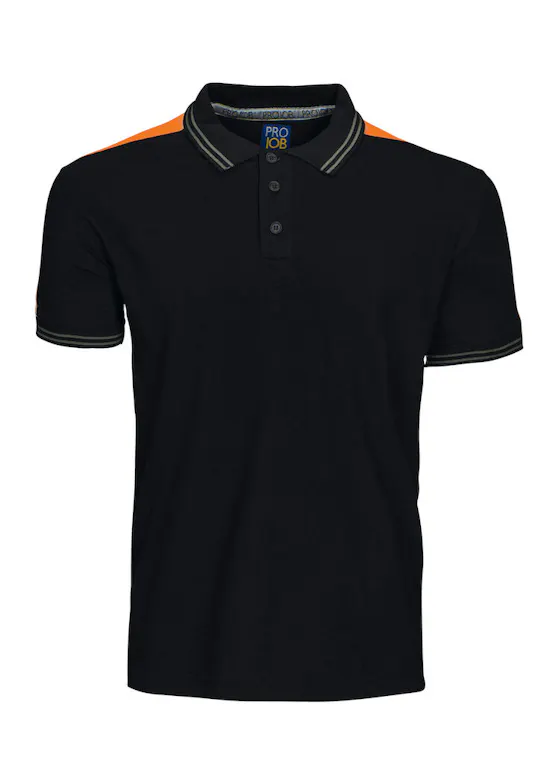 Projob 642018 2018 Poloshirt Met Fluo Inzetstukken Regular Fit