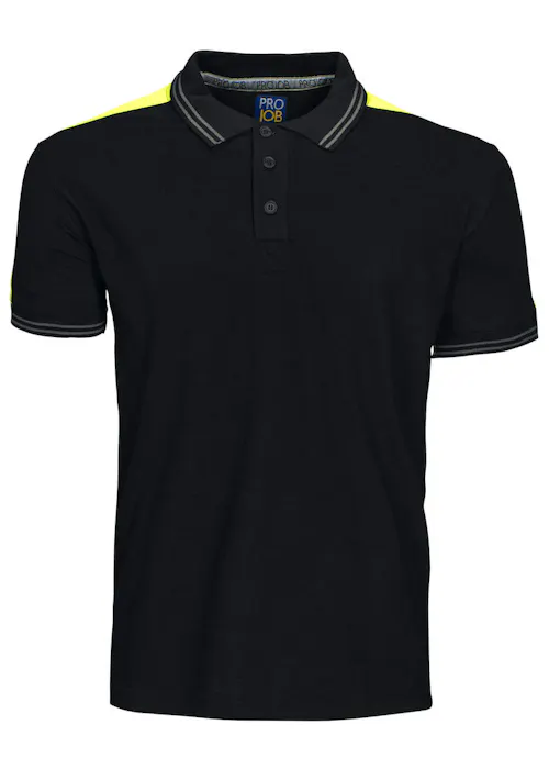 Projob 642018 2018 Poloshirt Met Fluo Inzetstukken Regular Fit