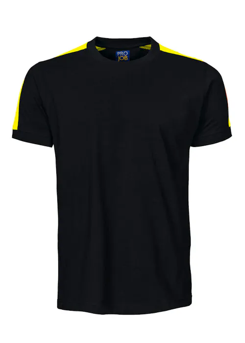 Projob 2019 T-Shirt Fluo Inzetstukken Regular Fit