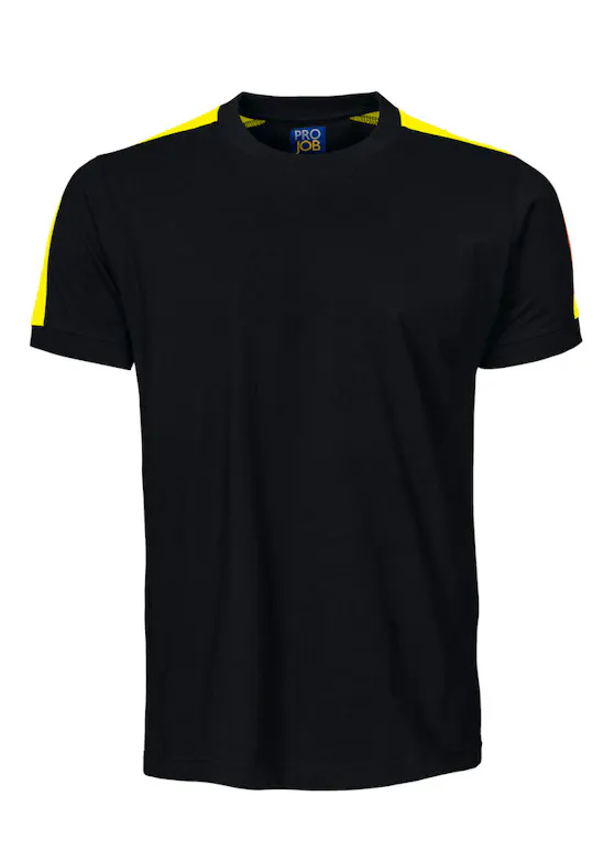 Projob 2019er T-Shirt mit fluoreszierenden Einsätzen