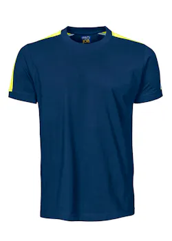 Projob 2019 T-Shirt Fluo Inzetstukken Regular Fit miniatuur