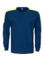 Projob 2020 T-Shirt Lange Mouwen Fluo Inzetstukken Regular Fit miniatuur