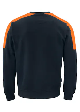 Projob 642125 Sweatshirt Rundhals mit fluoreszierenden Einsätzen, Regular Fit