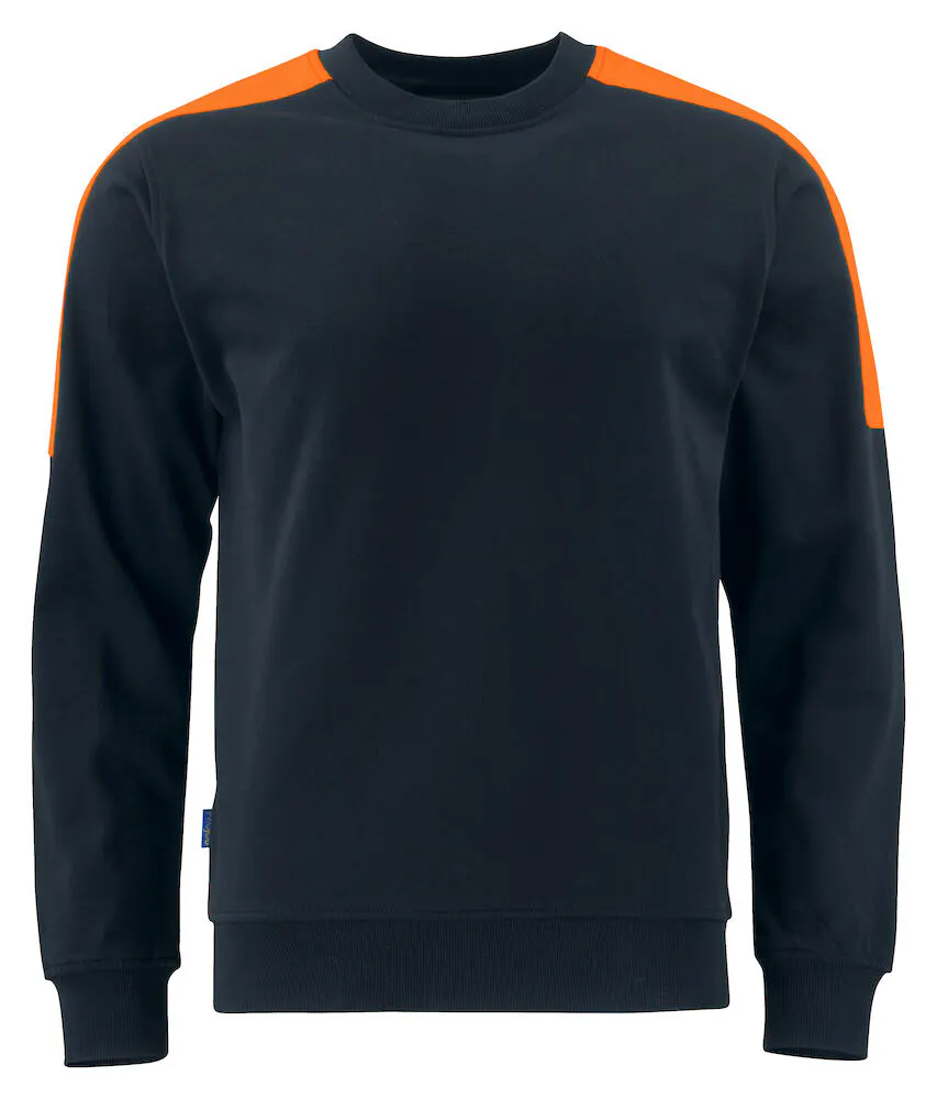 Schwarz/orange
