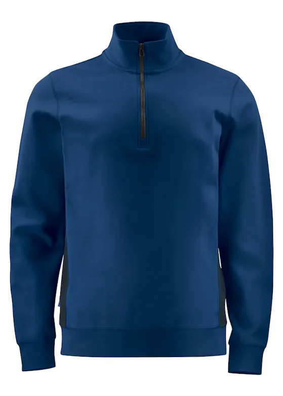 Projob 642128: Sweatshirt mit kurzem Reißverschluss, Regular Fit