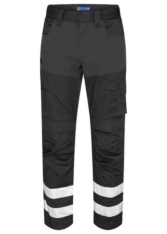 Projob Vollstretchhose mit Knietaschen und Reflexstreifen 2509