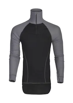 Projob 3103 T-Shirt Lange Mouwen Korte Rits Thermisch Slim Fit