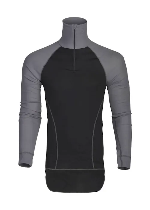 Projob 3103 T-Shirt Lange Mouwen Korte Rits Thermisch Slim Fit