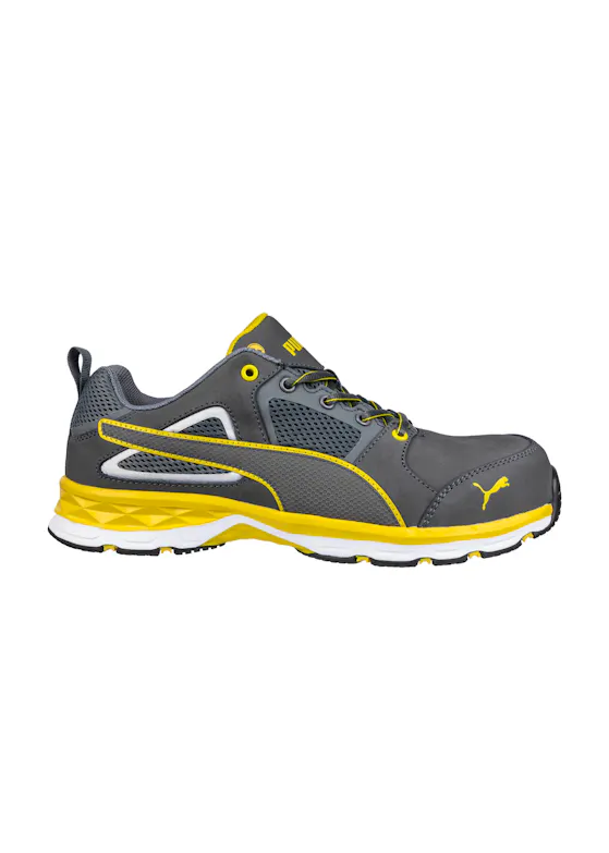 Puma Pace 2.0  S1P Werkschoen Grijs/Geel