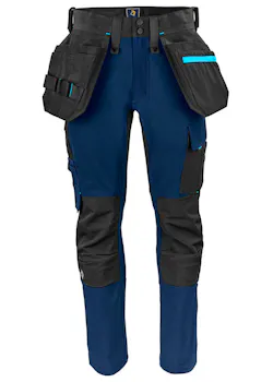 Projob 5551 pantalon stretch avec poches pour genouillères et poches jeans thumbnail (vignette)
