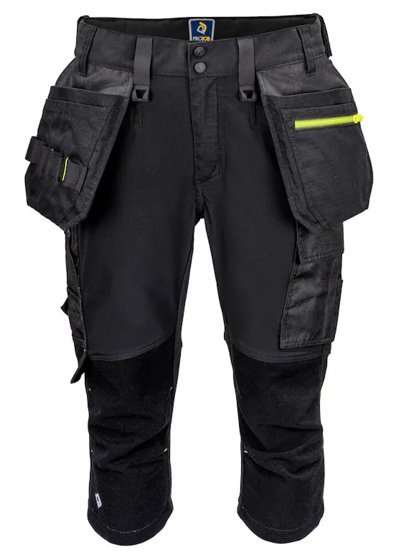 Projob Stretch-Piratenhose mit Knietaschen und Nageltaschen 5557