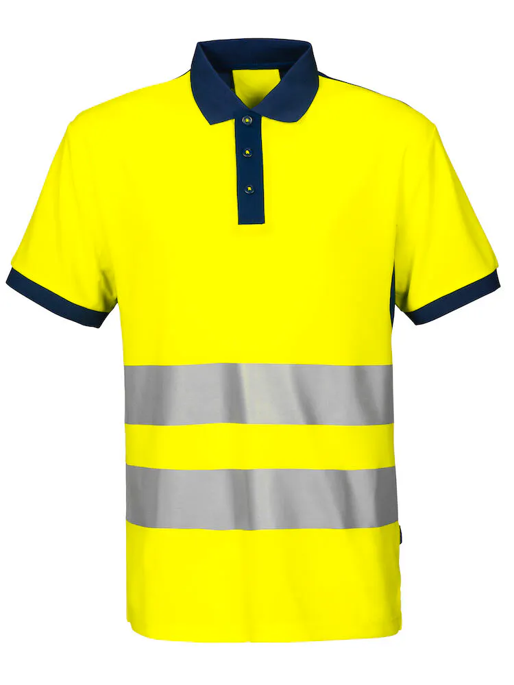 High Vis Gelb/Marineblau