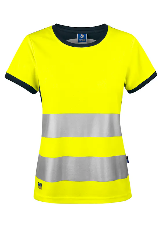 Projob 6012 Warnschutz-T-Shirt, EN ISO 20471, Klasse 2, Damen