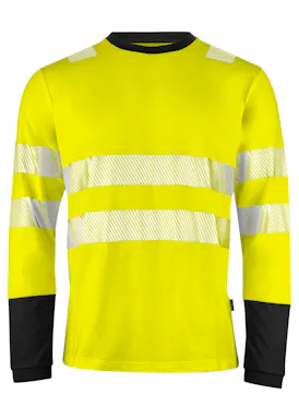 Projob 6014 Warnschutz-T-Shirt, langarm, EN ISO 20471, Klasse 3