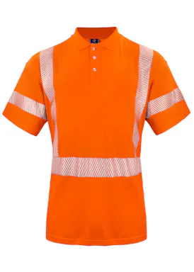 Projob 646015 6015 Warnschutz-Poloshirt Stretch, EN ISO 20471, Klasse 3