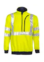 Projob 646102 Sweater Korte Rits Signalisatie EN ISO20471 Klasse 3 Reflecterend miniatuur