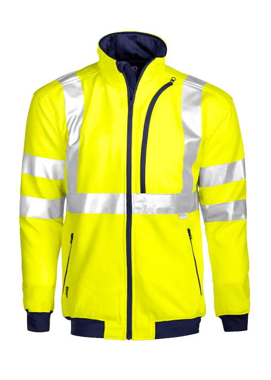 Projob 6103 Signalisatiesweater Lange Rits EN ISO20471 Klasse 3 Regular Fit