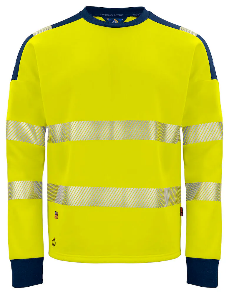 High Vis Gelb/Marineblau