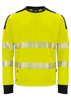 Projob 646108 Sweat-shirt à col rond haute visibilité EN ISO 20471 classe 3 réfléchissant thumbnail (vignette)