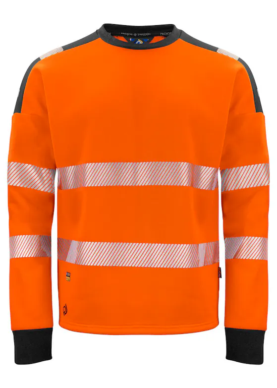 Projob 646108 Sweater Ronde Hals Signalisatie EN ISO 20471 Klasse 3 Reflecterend