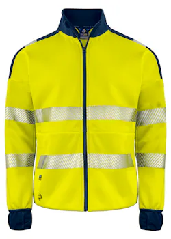 Projob 6109 Signalisatiesweater Lange Ritssluiting EN ISO 20471 Klasse 3 Stretch