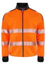Projob 6109 Warnsweatshirt mit langem Reißverschluss, EN ISO 20471, Klasse 3, Stretch Vorschaubild