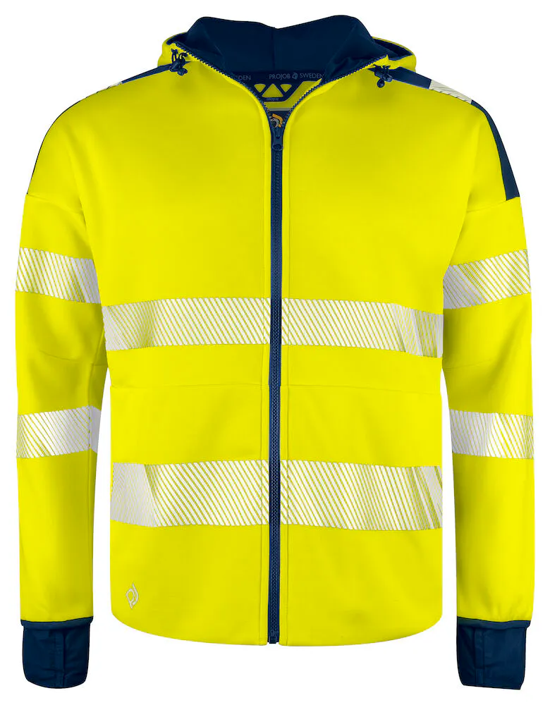 High Vis Gelb/Marineblau