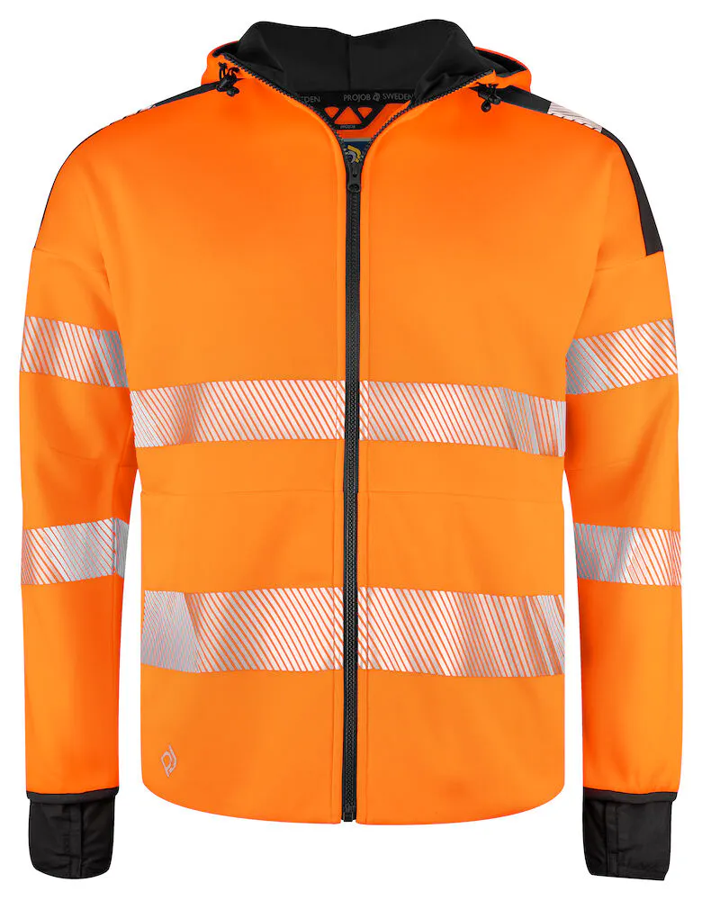 Hohe Sichtbarkeit Orange/Schwarz