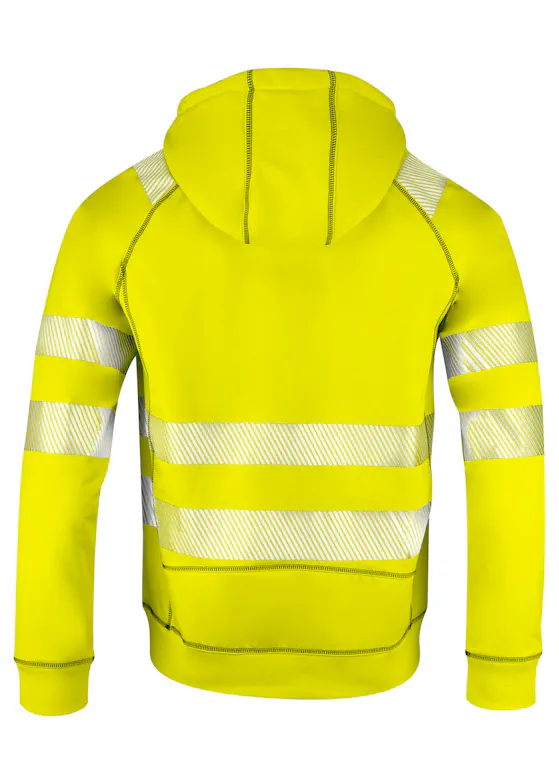 Projob 6130 Signalisatiehoodie Gevoerd EN ISO 20471 Klasse 3/2 Stretch Reflecterend